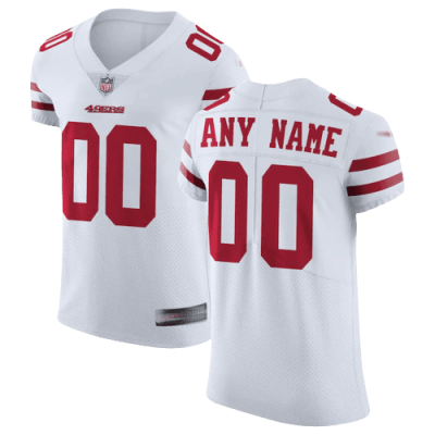Nike San Francisco 49ers Away White Team Stitched Jersey