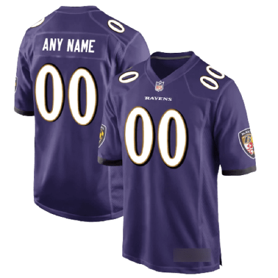 Nike Baltimore Ravens Purple Stitched Jersey