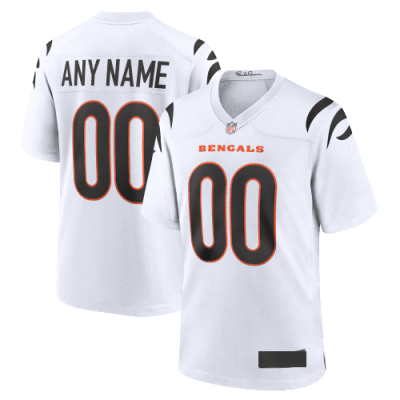 Nike Cincinnati Bengals Away White Team Stitched Jersey