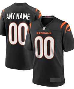 Nike Cincinnati Bengals Home Black Team Stitched Jersey