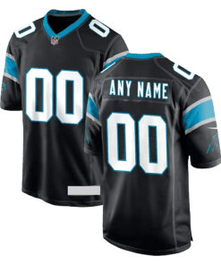Nike Carolina Panthers Home Black Team Stitched Jersey