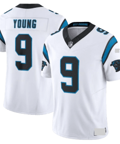 Nike Carolina Panthers Away White Team Stitched Jersey