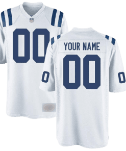 Nike Indianapolis Colts Away White Team Stitched Jersey