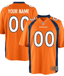 Nike Denver Broncos Home Orange Team Stitched Jersey