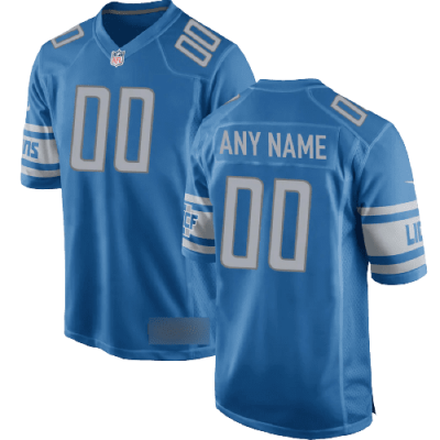 Nike Detroit Lions Home Blue Team Stitched Jersey