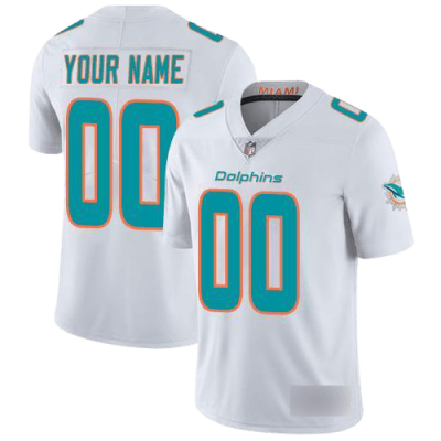 Nike Miami Dolphins Away White Team Stitched Jersey