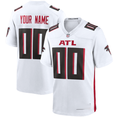 Nike Atlanta Falcons Away White Team Stitched Jersey