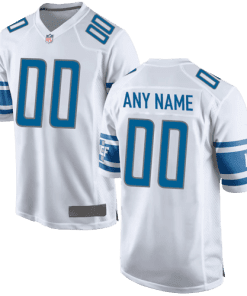 Nike Detroit Lions Away White Team Stitched Jersey