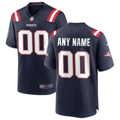Nike New England Patriots Home Navy Team Stitched Jersey
