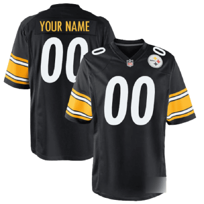 Nike Pittsburgh Steelers Home Black Team Stitched Jersey