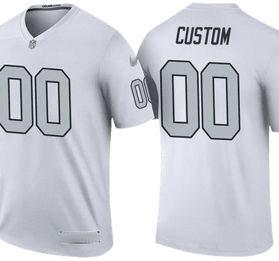Nike Las Vegas Raiders Alternate Silver Stitched Jersey