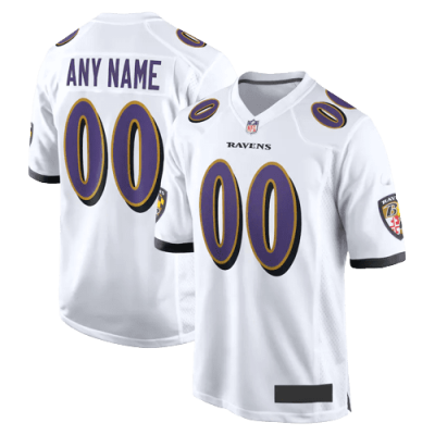 Nike Baltimore Ravens White Stitched Jersey