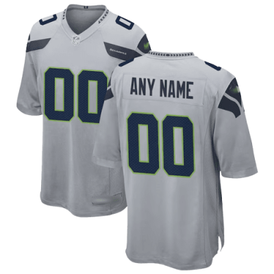 Nike Seattle Seahawks Gray Alternate Team Stitched Jersey