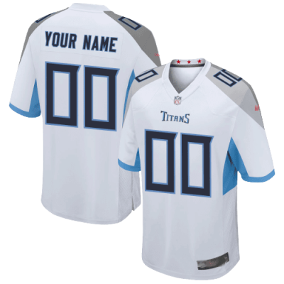 Nike Tennessee Titans Away White Team Stitched Jersey