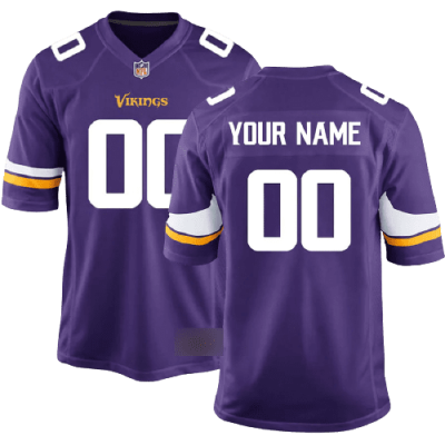 Nike Minnesota Vikings Home Purple Team Stitched Jersey