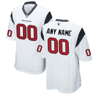 Nike Houston Texans Away White Team Stitched Jersey