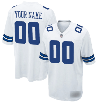 Nike Dallas Cowboys Away White Team Stitched Jersey