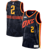 NBA Oklahoma City Thunder Navy City Edition Team Jersey