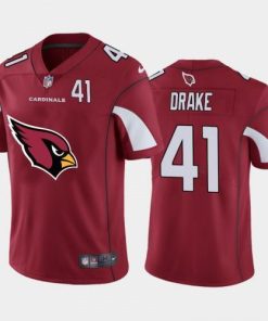 Arizona Cardinals #41 Kenyan Drake Red Nike Big Team Logo Player Vapor Limited NFL Jersey