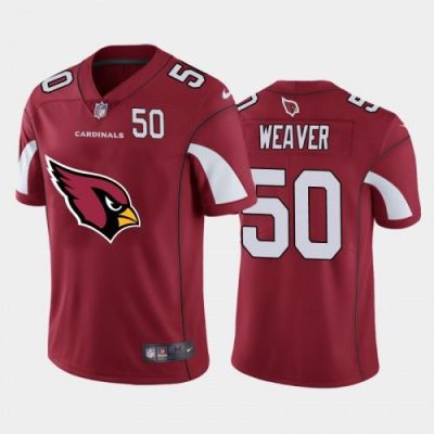 Arizona Cardinals #50 Evan Weaver Red Nike Big Team Logo Player Vapor Limited NFL Jersey