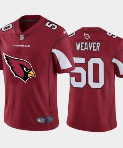 Arizona Cardinals #50 Evan Weaver Red Nike Big Team Logo Vapor Limited NFL Jersey