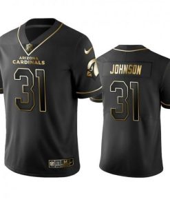 Arizona Cardinals #31 David Johnson Stitched NFL Vapor Untouchable Limited Black Golden Jersey