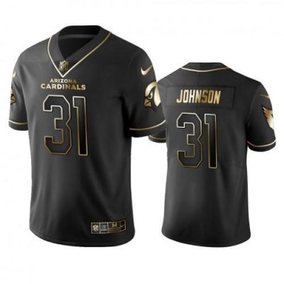 Arizona Cardinals #31 David Johnson Stitched NFL Vapor Untouchable Limited Black Golden Jersey