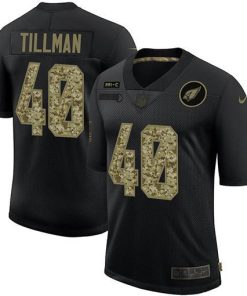 Arizona Cardinals #40 Pat Tillman Nike Salute To Service Camo Limited NFL Jersey Black