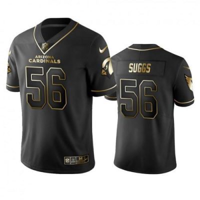 Arizona Cardinals #56 Terrell Suggs Stitched NFL Vapor Untouchable Limited Black Golden Jersey