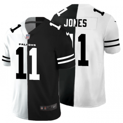 Atlanta Falcons #11 Julio Jones Black V White Peace Split Nike Vapor Untouchable Limited NFL Jersey