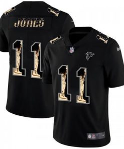 Atlanta Falcons #11 Julio Jones Carbon Black Vapor Statue Of Liberty Limited NFL Jersey