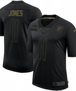 Atlanta Falcons #11 Julio Jones Nike 2020 Salute To Service Limited Jersey Black