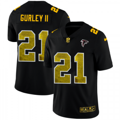Atlanta Falcons #21 Todd Gurley II Black Nike Golden Sequin Vapor Limited NFL Jersey