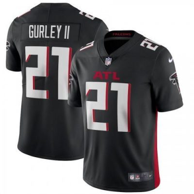 Atlanta Falcons #21 Todd Gurley II Nike Black 2020 Vapor Untouchable Limited NFL Jersey