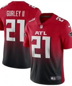 Atlanta Falcons #21 Todd Gurley II Nike Red 2nd Alternate 2020 Vapor Untouchable Limited NFL Jersey