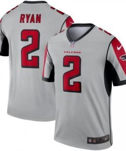 Atlanta Falcons #2 Matt Ryan Nike Inverted Legend Jersey Silver