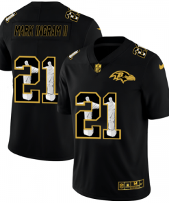 Baltimore Ravens #21 Mark Ingram II Nike Carbon Black Vapor Cristo Redentor Limited NFL Jersey