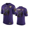 Baltimore Ravens #29 Earl Thomas III Nike Purple Team 25th Season Golden Limited NFL Jersey