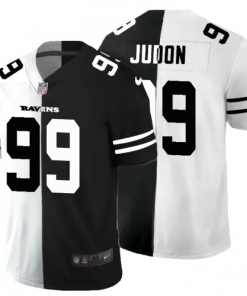 Baltimore Ravens #99 Matthew Judon Black V White Peace Split Nike Vapor Untouchable Limited NFL Jersey