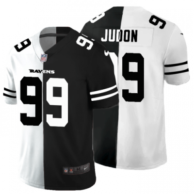 Baltimore Ravens #99 Matthew Judon Black V White Peace Split Nike Vapor Untouchable Limited NFL Jersey