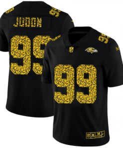 Baltimore Ravens #99 Matthew Judon Nike Leopard Print Fashion Vapor Limited NFL Jersey Black