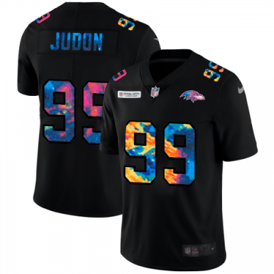 Baltimore Ravens #99 Matthew Judon Nike Multi-Color Black 2020 NFL Crucial Catch Vapor Untouchable Limited Jersey