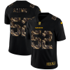 Baltimore Ravens #52 Ray Lewis Black Nike Flocked Lightning Vapor Limited NFL Jersey