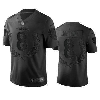 Baltimore Ravens #8 Lamar Jackson Nike Black NFL MVP Limited Edition Jersey