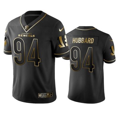 Bengals #94 Sam Hubbard Stitched NFL Vapor Untouchable Limited Black Golden Jersey