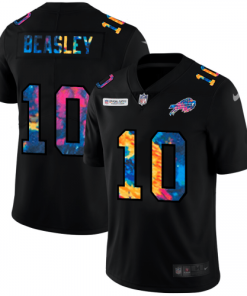 Buffalo Buffalo Bills #10 Cole Beasley Multi-Color Black 2020 NFL Crucial Catch Vapor Untouchable Limited Jersey