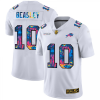 Buffalo Buffalo Bills #10 Cole Beasley White Multi-Color 2020 NFL Crucial Catch Limited NFL Jersey