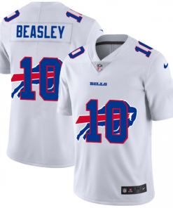 Buffalo Buffalo Bills #10 Cole Beasley White Team Logo Dual Overlap Limited NFL Jersey