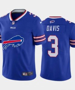 Buffalo Buffalo Bills #3 Gabriel Davis Royal Blue Big Team Logo Vapor Limited NFL Jersey