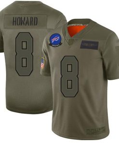 Buffalo Buffalo Bills #8 O. J. Howard Camo Stitched NFL Limited 2019 Salute To Service Jersey
